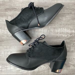 Messeca Arthur Leather Oxford in Black